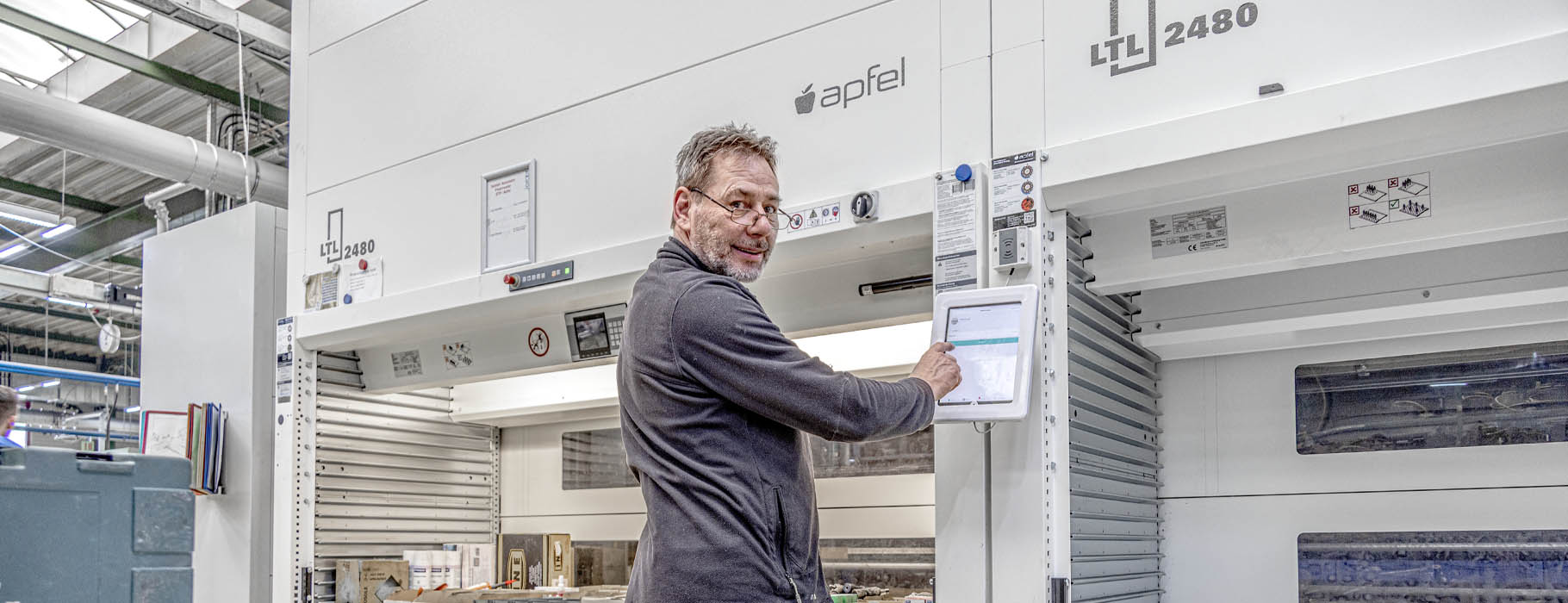 Arbeitsbereich der Firma